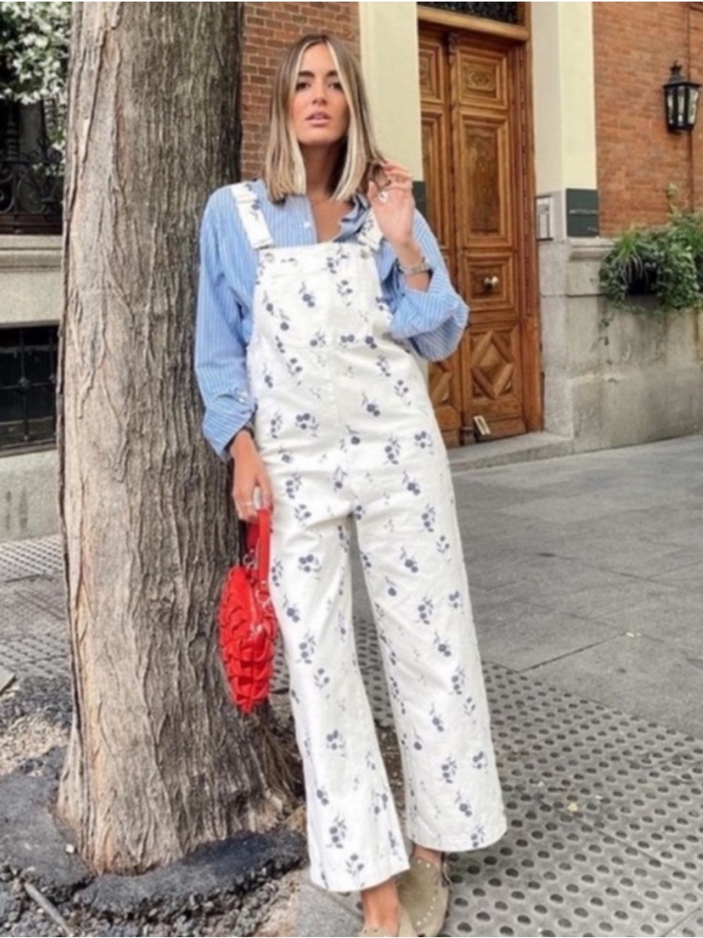 Zara Floral Overalls